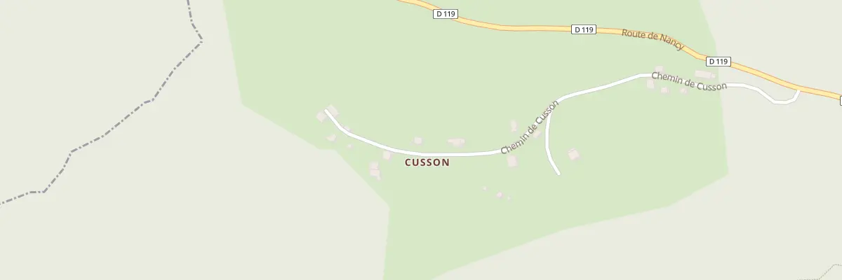 Plan du 486 Che de Cusson à Nancy-sur-Cluses
