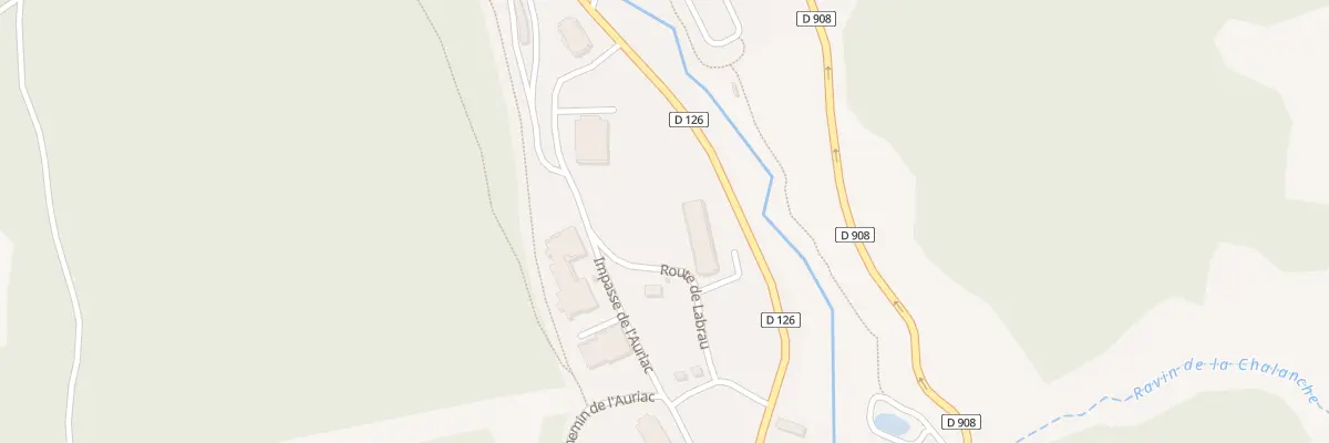 Plan du 272 Rte de Labrau à Allos