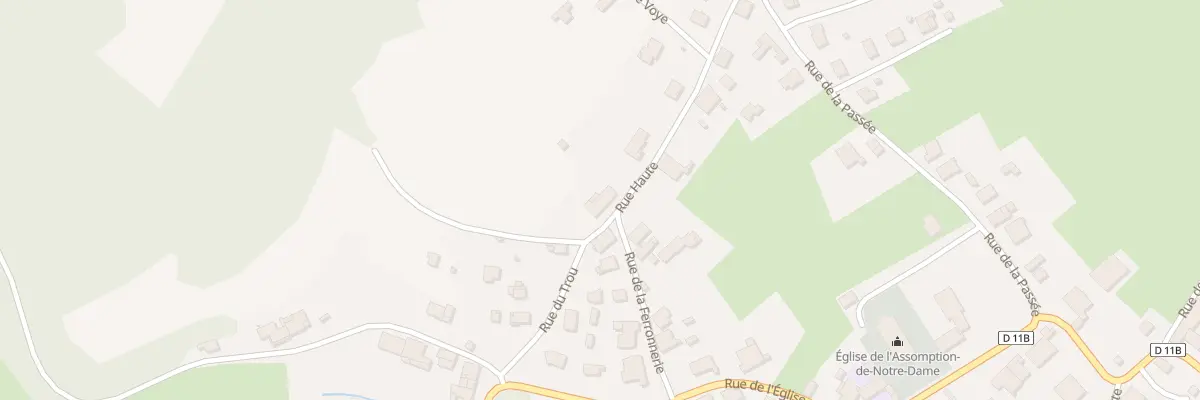 Plan du 3 Rue Haute à La Baffe