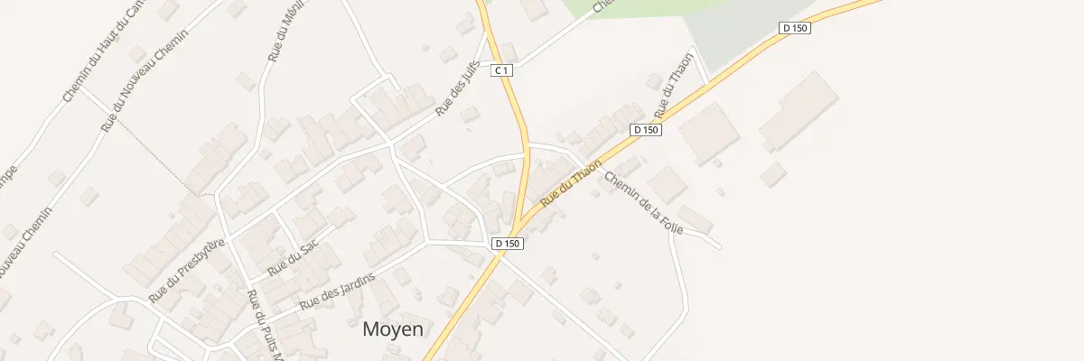 Plan du 5 Rue du Thaon à Moyen
