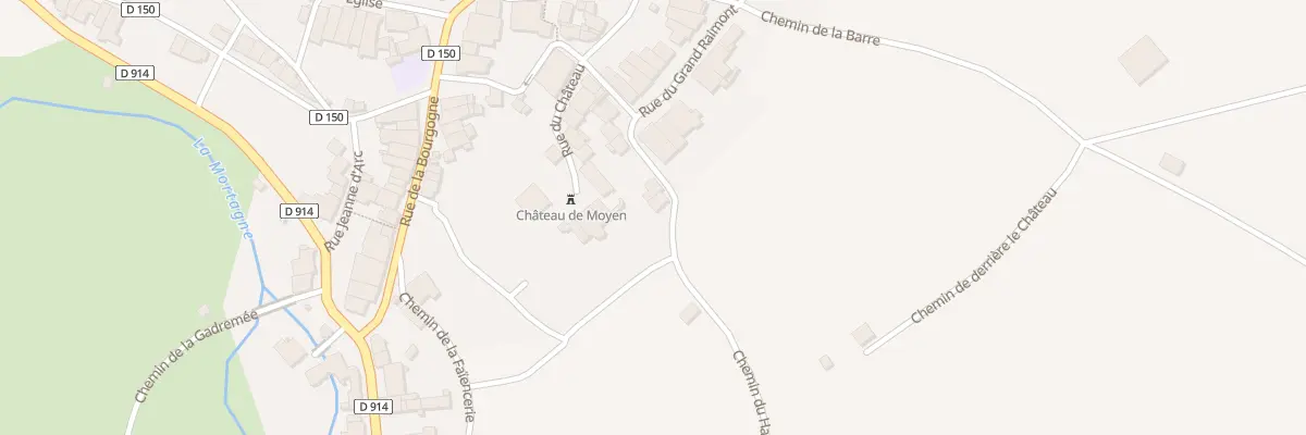 Plan du 6 Che de Derrière le Château à Moyen
