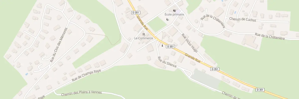 Plan du 6 Rue du Silence à Guyans-Vennes