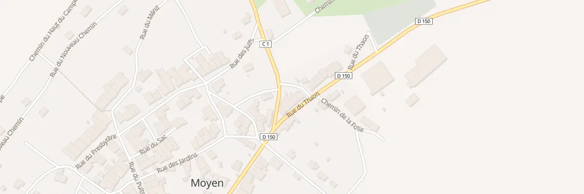 Plan du 7 Rue du Thaon à Moyen