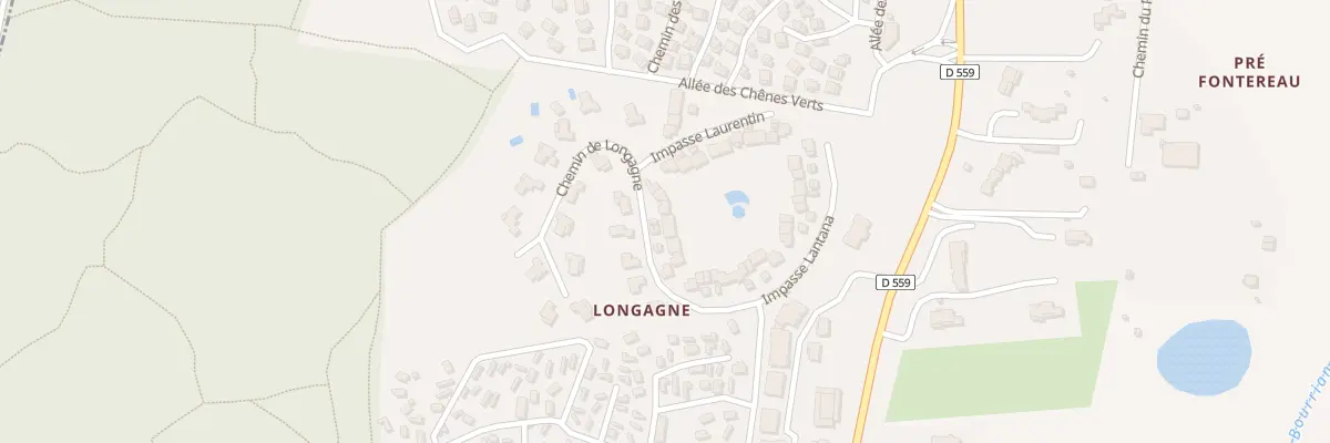 Plan du 34 Che de Longagne à Gassin