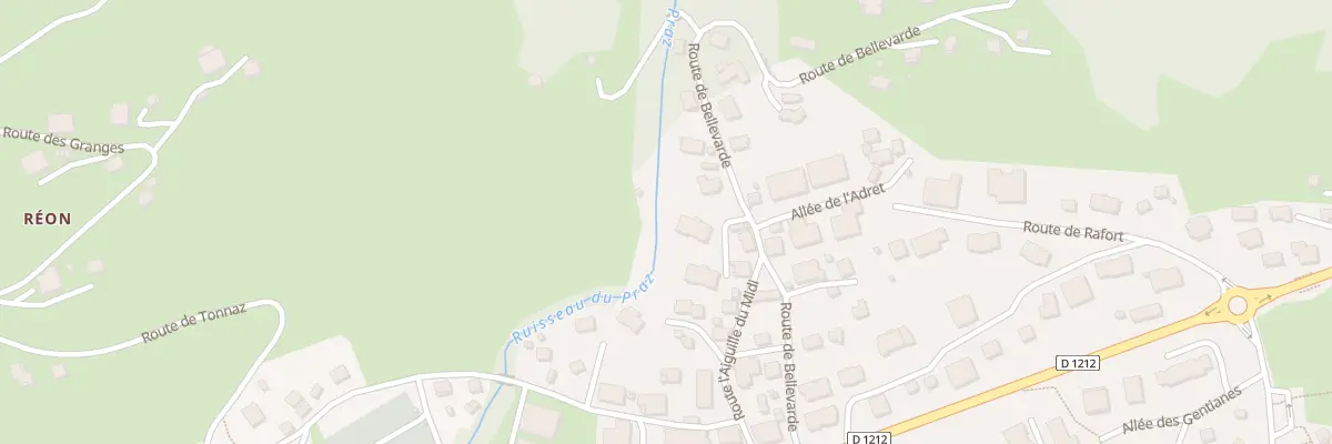 Plan du 207B Rte de Bellevarde à Praz-sur-Arly
