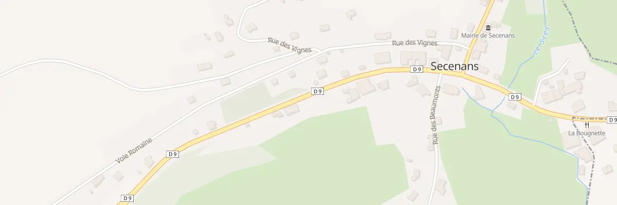 Plan du 31 Rue de la Libération à Secenans