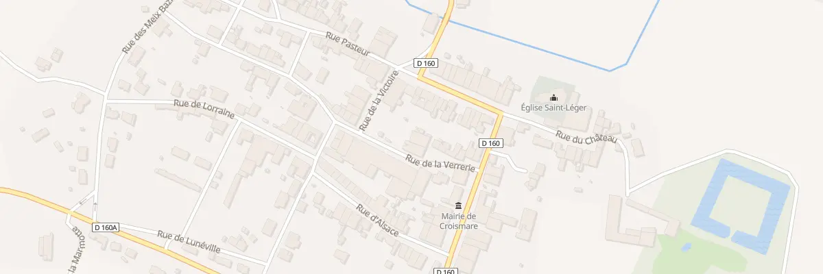 Plan du 11 Rue de la Verrerie à Croismare
