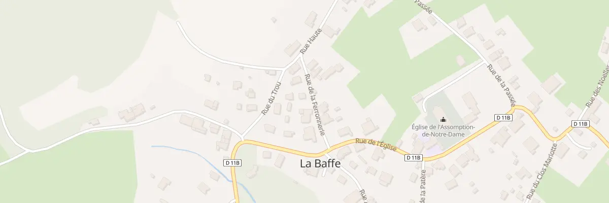 Plan du 87 Rue de la Ferronnerie à La Baffe