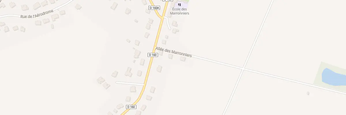 Plan du 2 All des Marronniers à Croismare