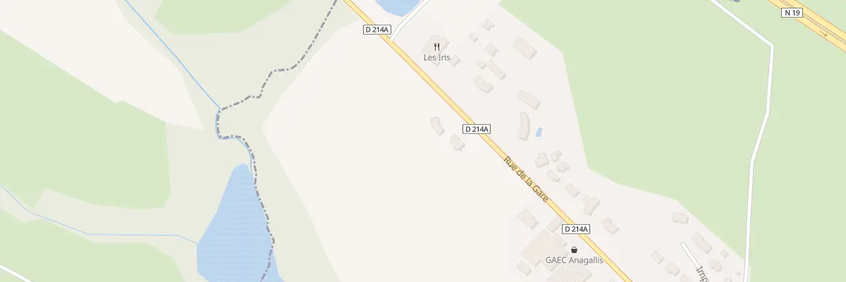 Plan du 39 Rue de la Gare à Lyoffans