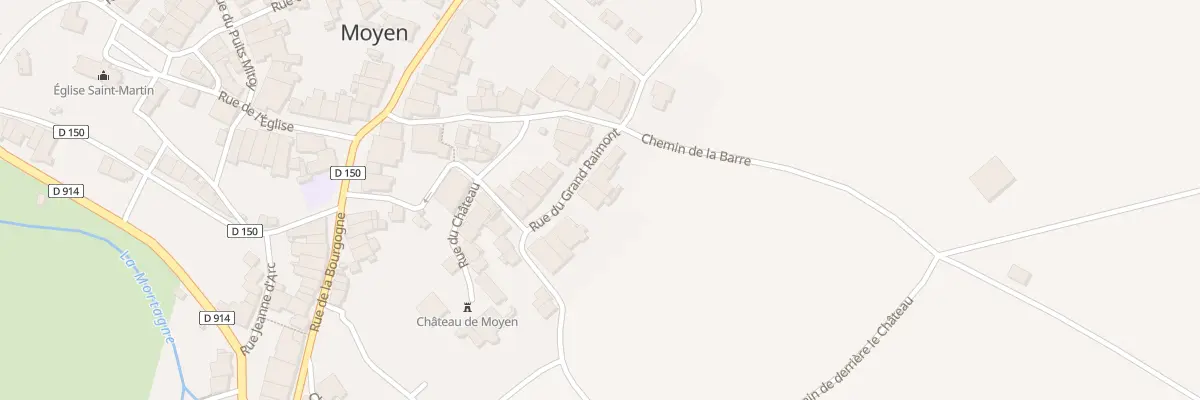 Plan du 5 Rue du Grand Raimont à Moyen