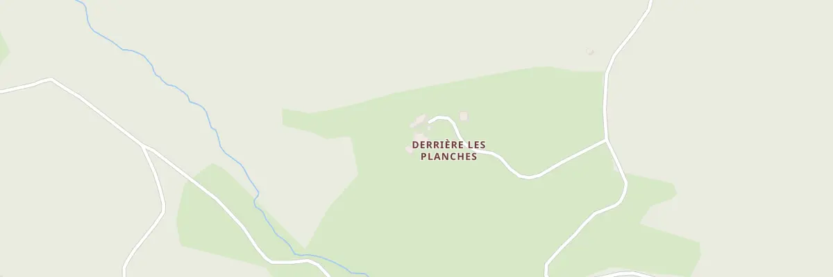 Plan du 1 La Forliere à Amont-et-Effreney