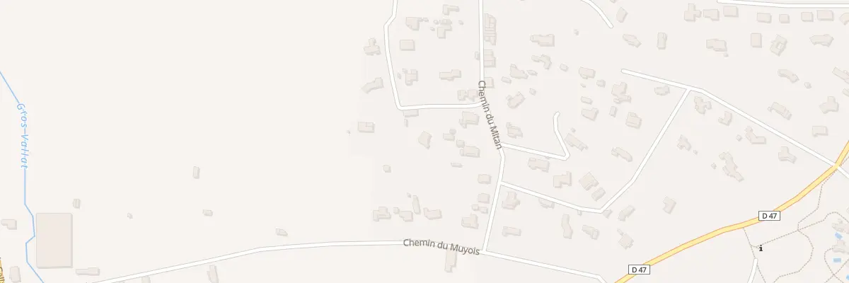 Plan du 5001 Che du Mitan à La Motte