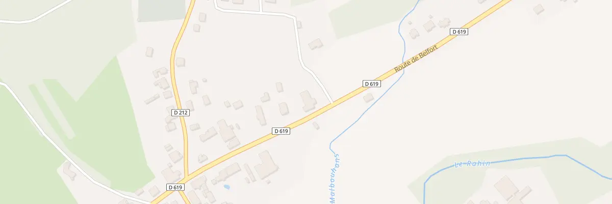 Plan du 41 Rte de Belfort à La Côte