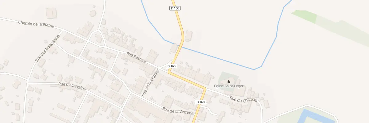 Plan du 11 Rue Mal de Lattre de Tassigny à Croismare