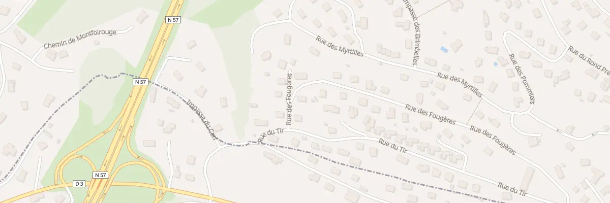 Plan du 17 Rue des Fougères à Saint-Nabord