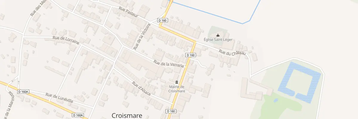 Plan du 3 Rue de la Verrerie à Croismare
