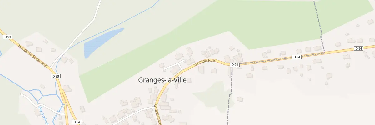 Plan du 35 Rue Grande Rue à Granges-la-Ville