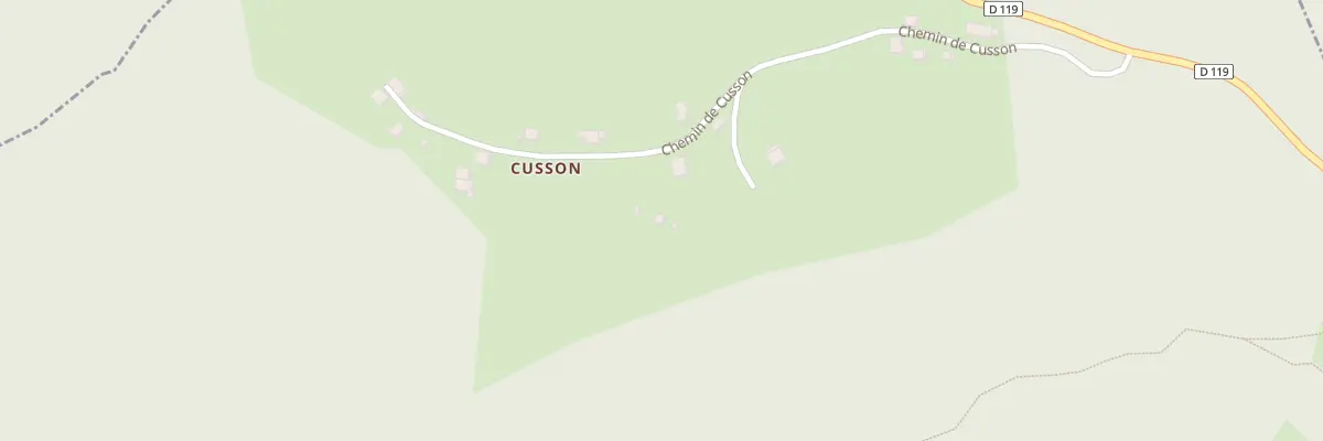 Plan du 513 Che de Cusson à Nancy-sur-Cluses