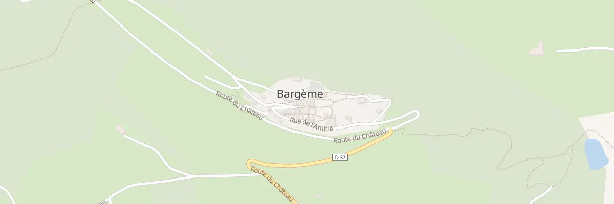 Plan du 5122 Le Village à Bargème