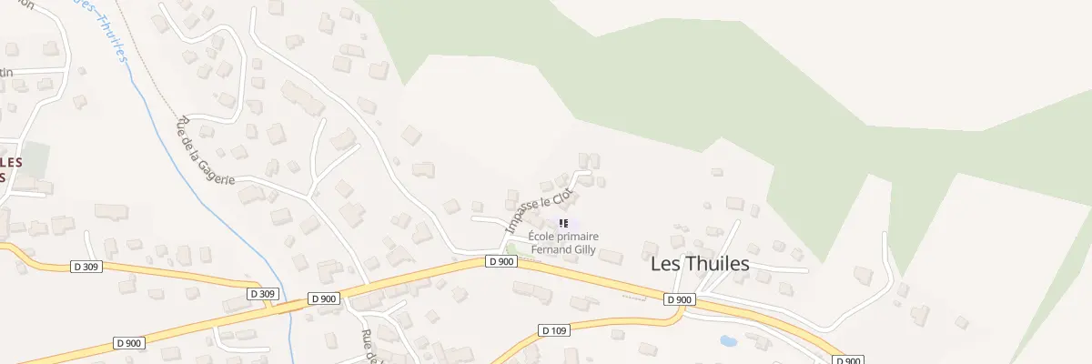 Plan du 7 Imp le Clot aux Thuiles
