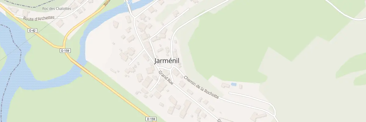 Plan du 1 Che de la Rochotte à Jarménil