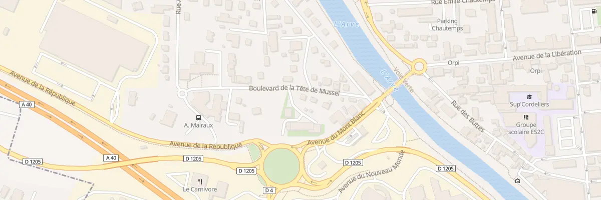 Plan du 5 Bd de la tête de Mussel à Cluses