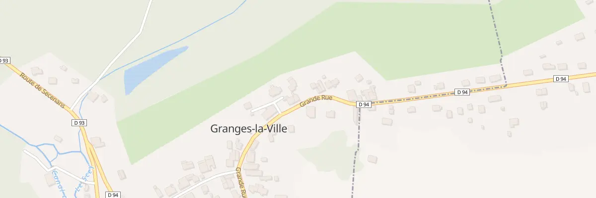 Plan du 37 Rue Grande Rue à Granges-la-Ville