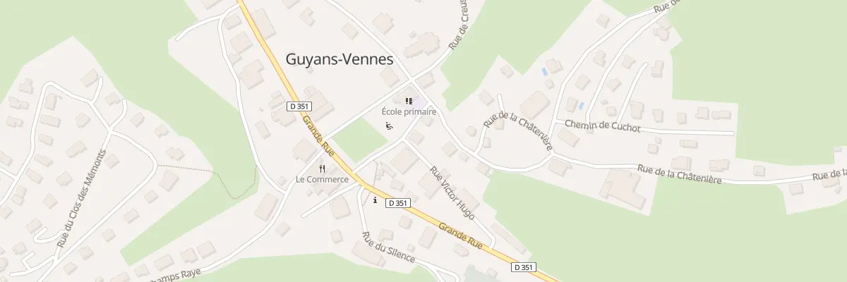 Plan du 5062 Au Village Bas à Guyans-Vennes