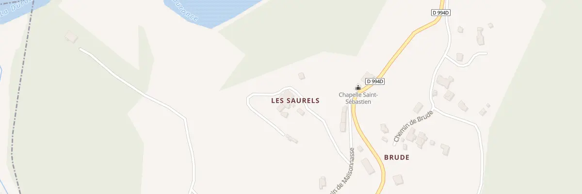 Plan du 229 Che des Saurels à Saint-Clément-sur-Durance