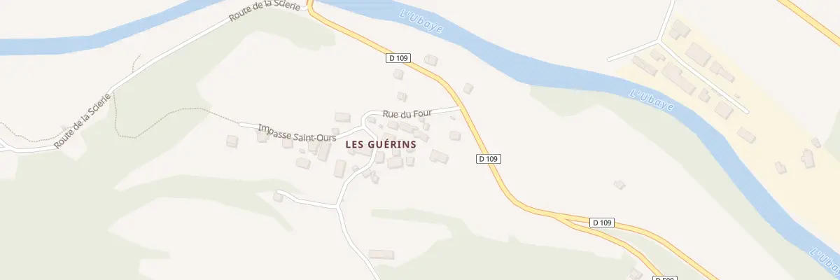 Plan du 5024 Les Guerins aux Thuiles