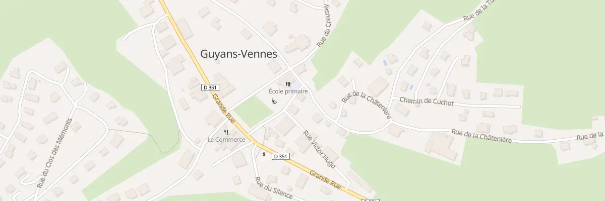 Plan du 6 Rue de la Chateniere à Guyans-Vennes