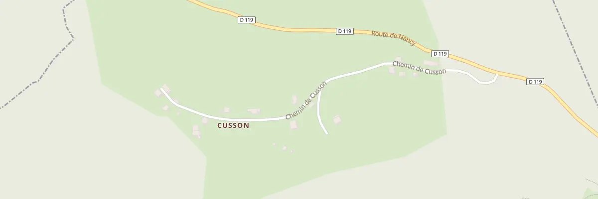 Plan du 352 Che de Cusson à Nancy-sur-Cluses