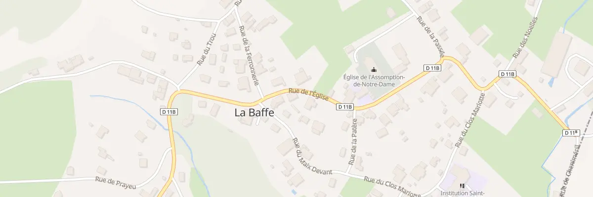 Plan du 186 Rue de l’Eglise à La Baffe