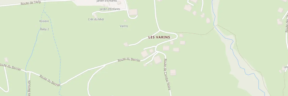 Plan du 830 Rte des Varins à Praz-sur-Arly