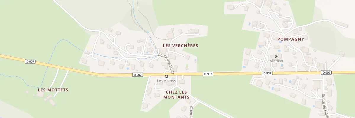 Plan du 38 Rte des Suets à Taninges