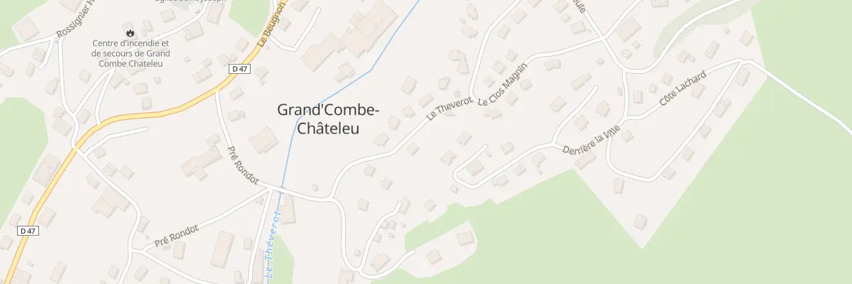 Plan du 10 Le Theverot à Grand’Combe-Châteleu