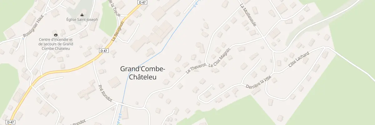 Plan du 9 Le Theverot à Grand’Combe-Châteleu