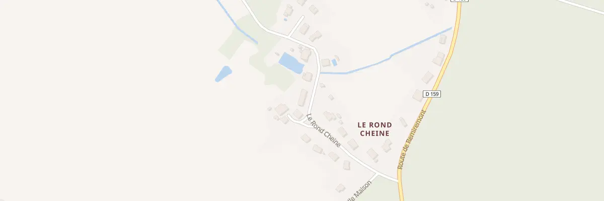 Plan du 9 Rue du Rond Cheine à Aydoilles