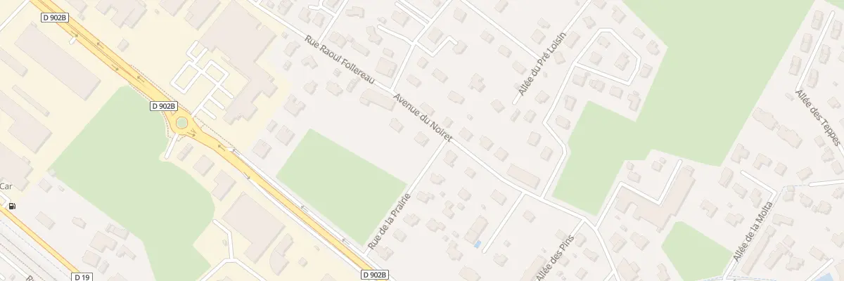 Plan du 881 Av du Noiret à Cluses
