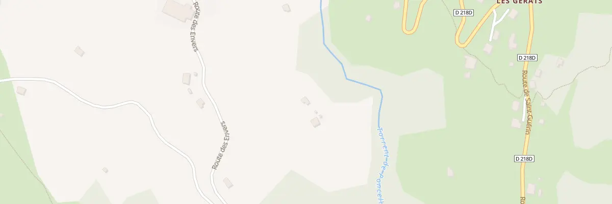 Plan du 299 Rte des Envers à Beaufort