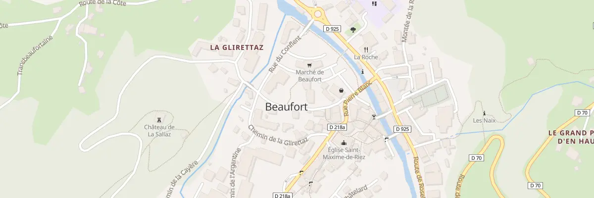 Plan du 5237 Pl Roger Frison Roche à Beaufort