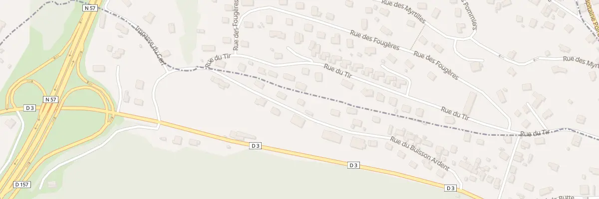 Plan du 36 Rue du Buisson Ardent à Remiremont