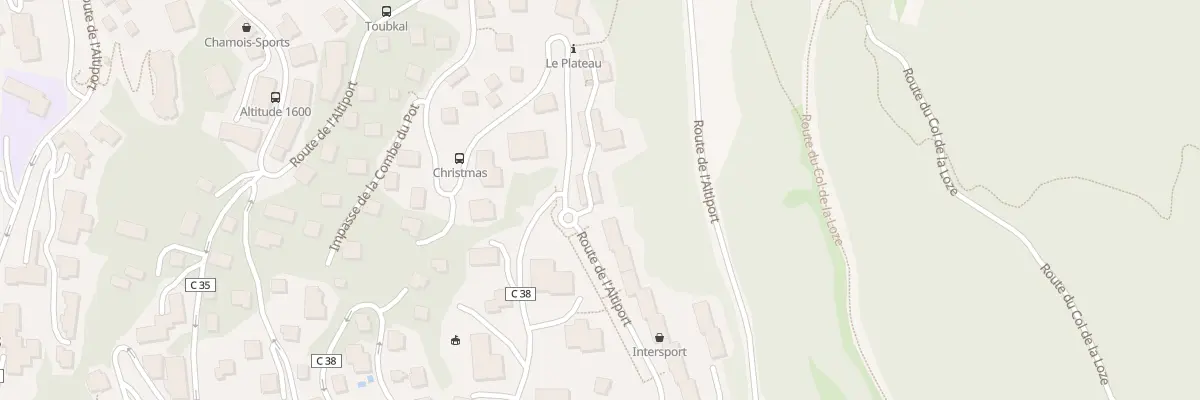 Plan du 1697 Rte de l’Altiport aux Allues