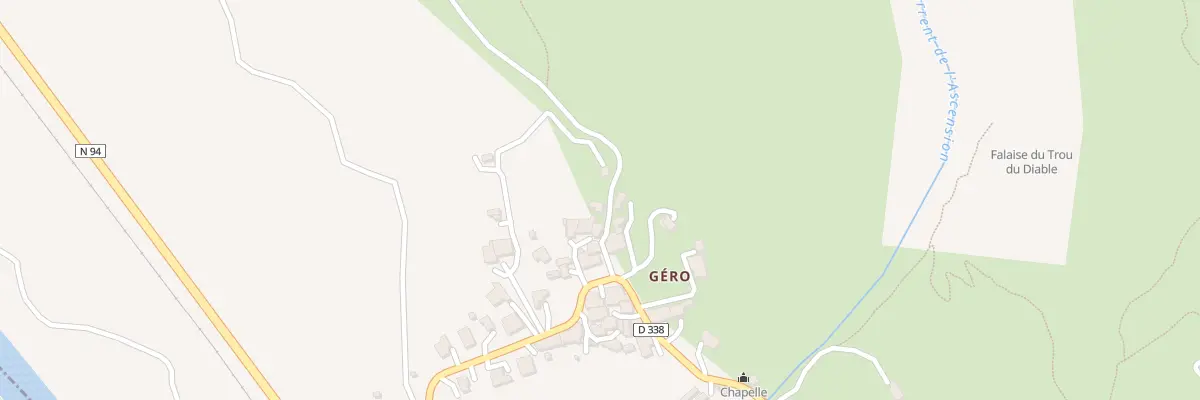 Plan du 5712 Gero à La Roche-de-Rame