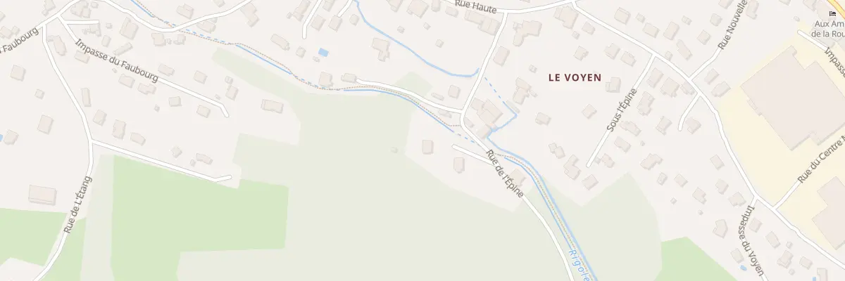 Plan du 198 Rue de l’Epine à Pouxeux