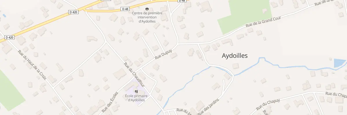 Plan du 8 Rue Dupuy à Aydoilles