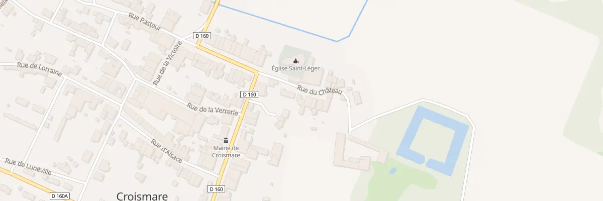 Plan du 3T Rue du Château à Croismare