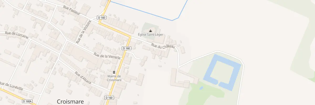 Plan du 5 Rue du Château à Croismare