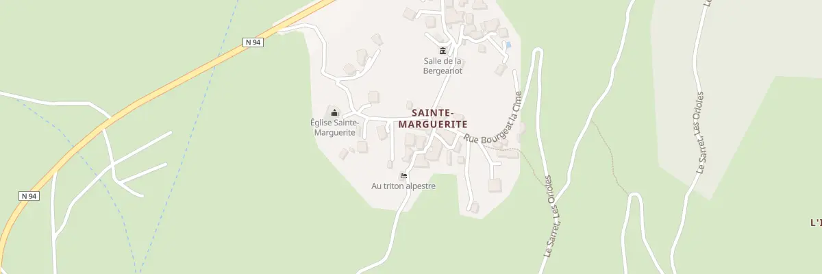 Plan du 40 Rue des Clots à Saint-Martin-de-Queyrières